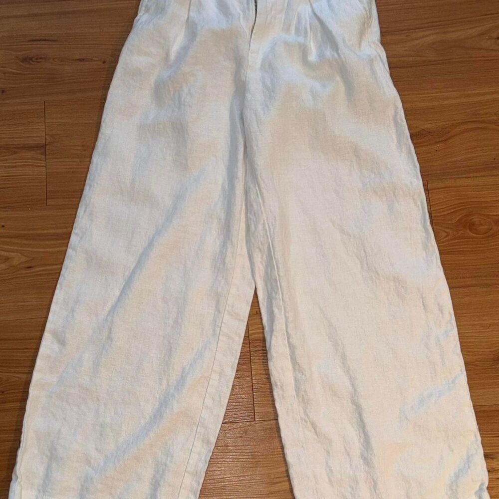 Madewell Women's White and Cream Trousers
